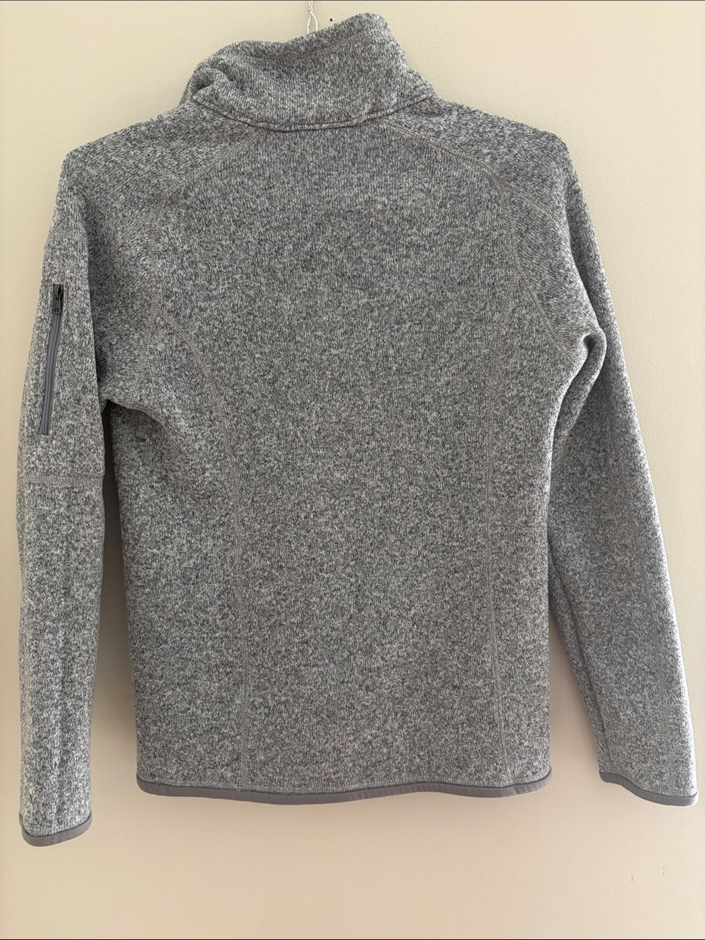 Patagonia Better Sweater Grey Half-Zip Size Medium EUC - Picture 5 of 6